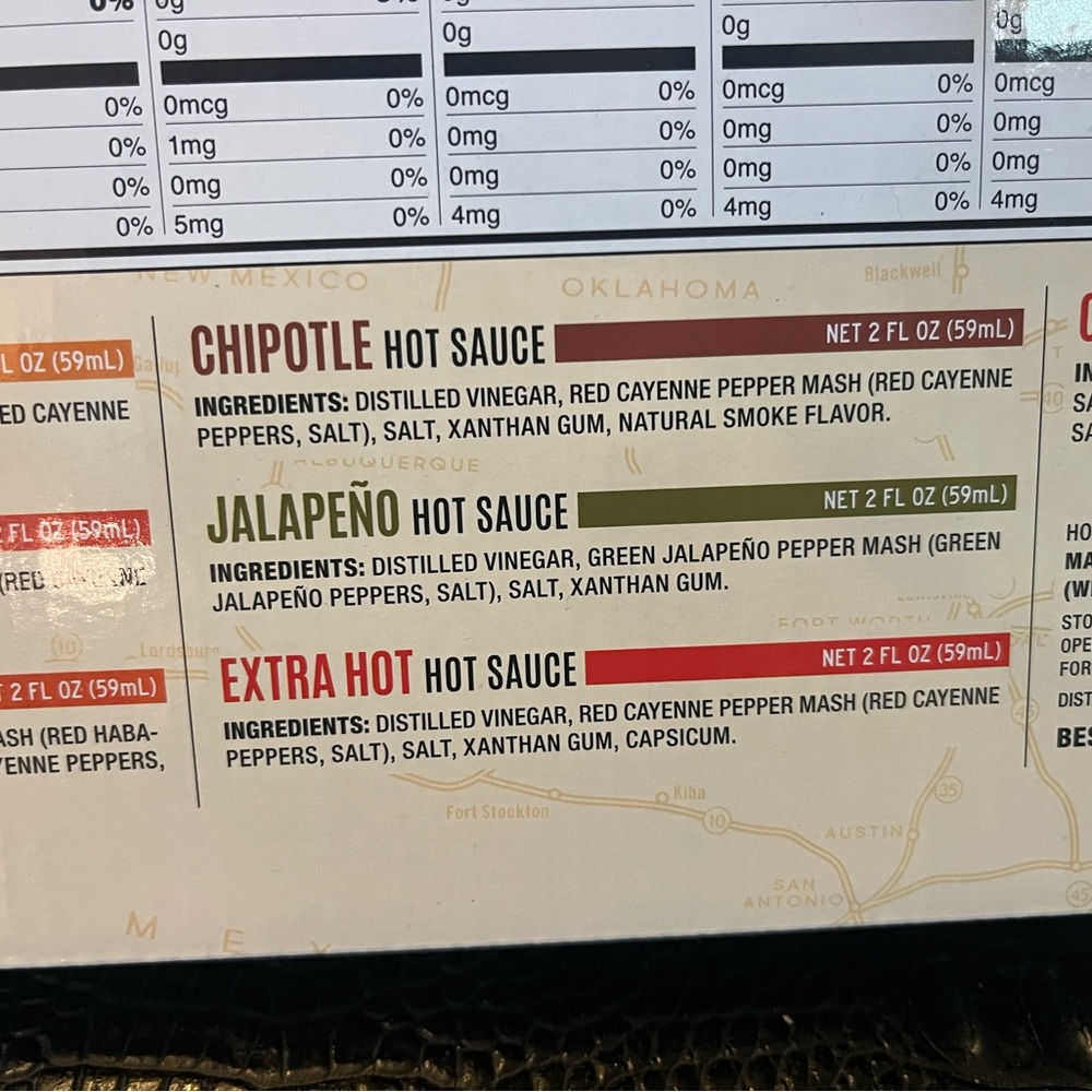 NIB Road Trip Hot Sauce (7) Pack of Hot Sauces - Picture 7 of 10